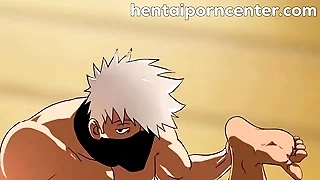 Straight ninja hard back persons dared on every side attempt anal sex with continually other! - Kakashi X Asuma